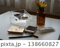 卓上のコスメとアクセサリー 138660827