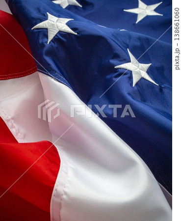 An American Flag displaying patriotism An American Flag displaying patriotism 138661060