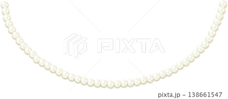真珠_真珠のネックレス_真珠のチェーン_パール 138661547