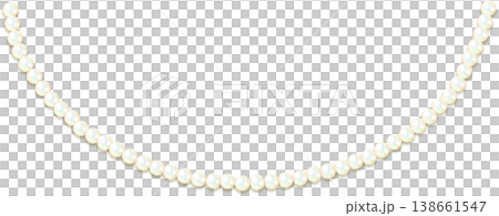 真珠_真珠のネックレス_真珠のチェーン_パール 138661547