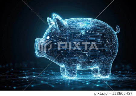 Holographic Piggy Bank Concept for Budget Management in Digital Finance Holographic Piggy Bank Concept for Budget Management in Digital Finance 138663457