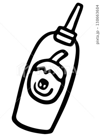 Hand drawn bottle of tomato ketchup sauce outline for condiment, seasoning, cook book, menu, restaurant, recipe, supermarket, grocery shopping, mart, market, online shopping, cuisine, kitchen Hand drawn bottle of tomato ketchup sauce outline for condiment, seasoning, cook book, menu, restaurant, recipe, supermarket, grocery shopping, mart, market, online shopping, cuisine, kitchen 138663684