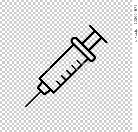 Vaccination Syringe Medical Icon Vaccination Syringe Medical Icon 138664675