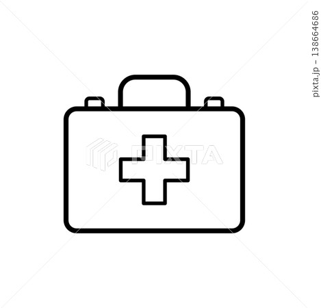 First Aid Kit Medical Bag Icon 138664686