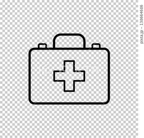 First Aid Kit Medical Bag Icon 138664686