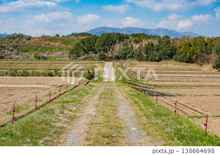 滋賀県大津市仰木の棚田風景 滋賀県大津市仰木の棚田風景 138664698