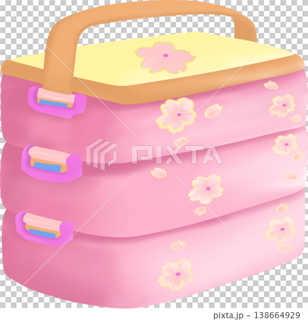 Lunch box Sakura pink Lunch box Sakura pink 138664929