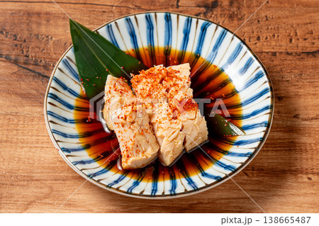 ミノ湯びき コリコリ食感のさっぱりホルモン料理 ミノ湯びき コリコリ食感のさっぱりホルモン料理 138665487