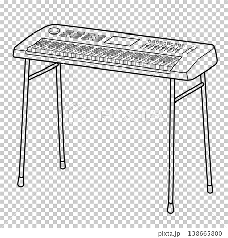 キーボードのアイコン 138665800
