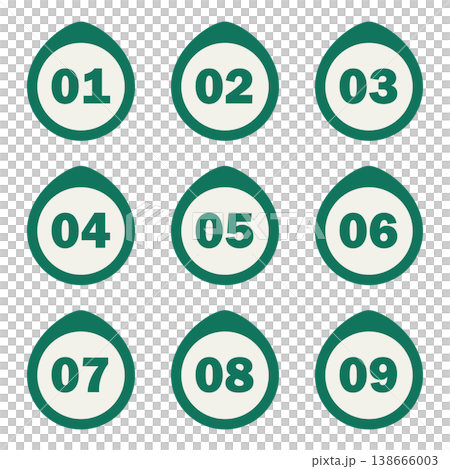 Illustration materials: points, notebooks, flyers, numbers, sticky notes, attention, caution, important 138666003