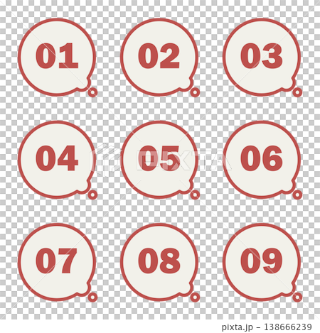 Illustration materials: Points, notes, speech bubbles, numbers, sticky notes, attention, caution, important Illustration materials: Points, notes, speech bubbles, numbers, sticky notes, attention, caution, important 138666239