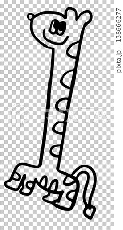 Hand drawn giraffe outline for colouring book, wild animal, zoo, souvenir shop, cartoon characters, comic, mascot, cute patch, shirt print, sticker, plush toy, kid doll, trip, travel, vacation, forest Hand drawn giraffe outline for colouring book, wild animal, zoo, souvenir shop, cartoon characters, comic, mascot, cute patch, shirt print, sticker, plush toy, kid doll, trip, travel, vacation, forest 138666277