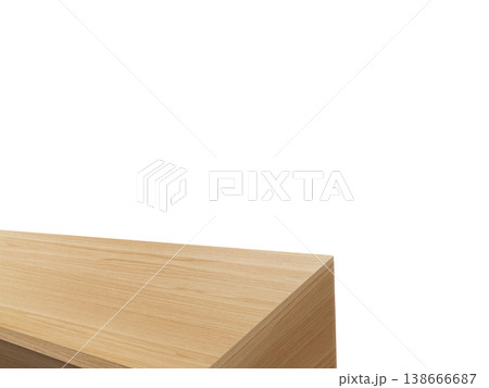 An empty wooden table, viewed from an angle. An empty wooden table, viewed from an angle. 138666687