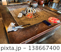 古き良き日本の原風景。囲炉裏の火でじっくり焼き上げる川魚の香ばしさが漂う、心温まる安らぎのひととき。 138667400