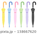 傘のイラストセット 138667620