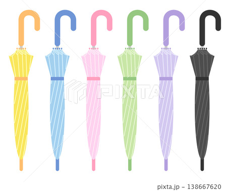 傘のイラストセット 138667620