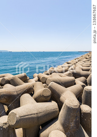 大蔵海岸の消波ブロック 138667687