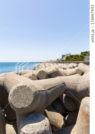 大蔵海岸の消波ブロック 大蔵海岸の消波ブロック 138667692