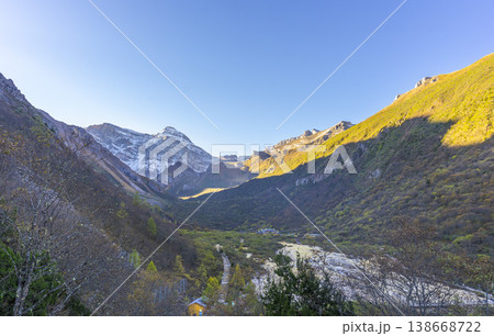 Huanglong National Park in Huanglong, Sichuan,China Huanglong National Park in Huanglong, Sichuan,China 138668722