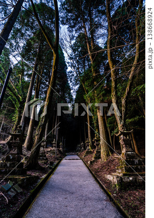 上色見熊野座神社の夜明け【熊本県阿蘇郡高森町】 138668924