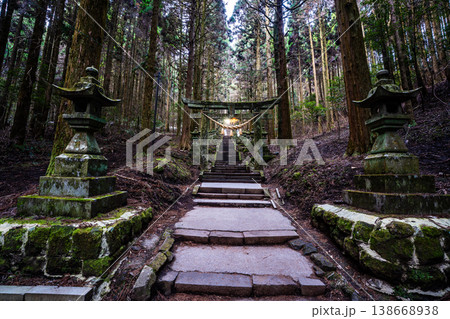 上色見熊野座神社の夜明け【熊本県阿蘇郡高森町】 上色見熊野座神社の夜明け【熊本県阿蘇郡高森町】 138668938