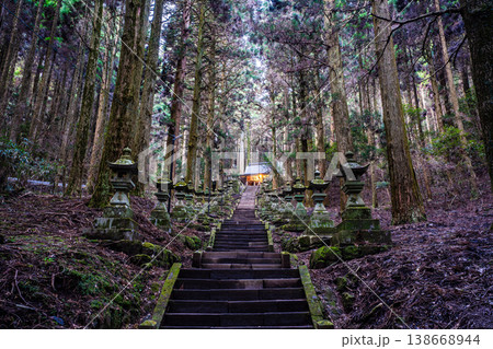 上色見熊野座神社の夜明け【熊本県阿蘇郡高森町】 138668944