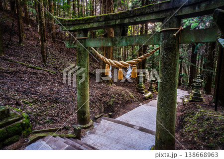 上色見熊野座神社の夜明け【熊本県阿蘇郡高森町】 138668963