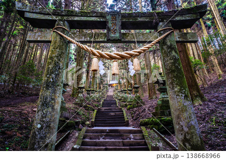 上色見熊野座神社の夜明け【熊本県阿蘇郡高森町】 138668966