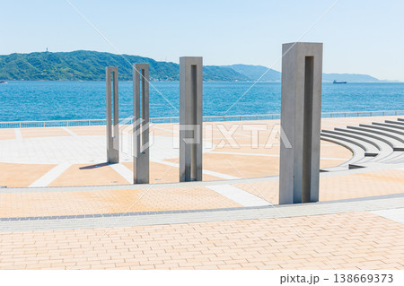 大蔵海岸の中崎展望広場(兵庫県明石市) 大蔵海岸の中崎展望広場(兵庫県明石市) 138669373