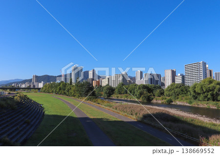 豊平川(北海道札幌市) 豊平川(北海道札幌市) 138669552