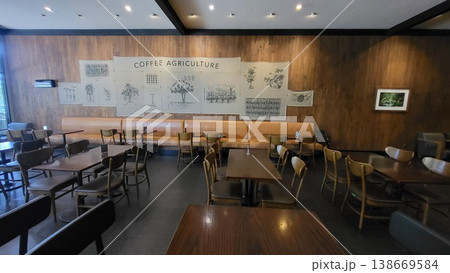 this is interior of a cafe, as one famous cafe in Jakarta city this is interior of a cafe, as one famous cafe in Jakarta city 138669584