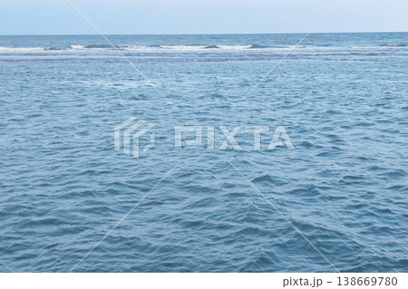tropical beach and blue sky  138669780