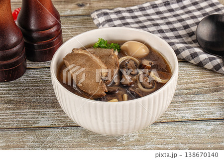 Japanese Ramen soup with duck Japanese Ramen soup with duck 138670140