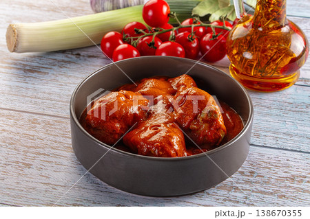 Indian cuisine - butter chicken masala Indian cuisine - butter chicken masala 138670355