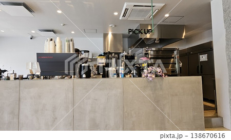 this is food and drink display at cafe restaurant. 138670616