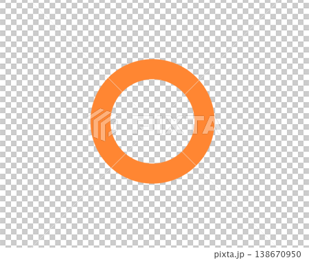 Simple orange circular icon (circle, flat design) Simple orange circular icon (circle, flat design) 138670950