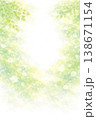 新緑に包まれるやさしい背景イラスト　AI 138671154