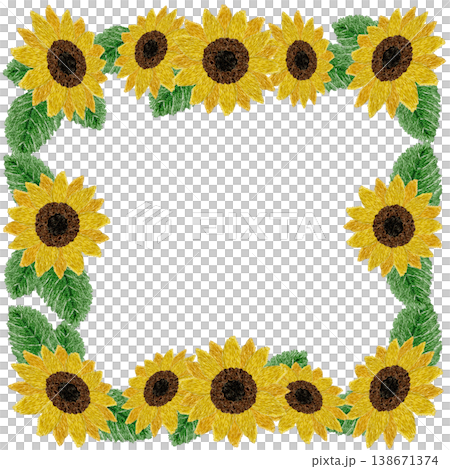 【向日葵相框】手工刺繡插畫材料 【向日葵相框】手工刺繡插畫材料 138671374