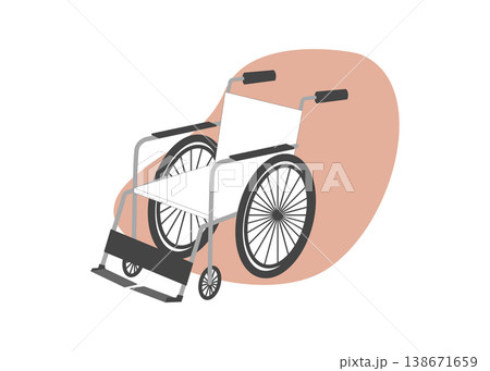 車いすのイラスト 車いすのイラスト 138671659