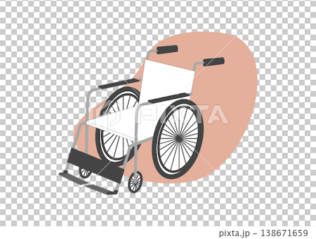 車いすのイラスト 車いすのイラスト 138671659