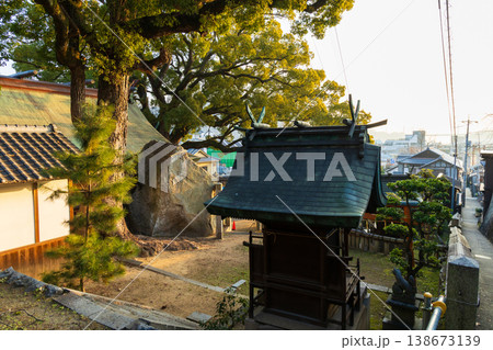 冬の瀬戸内　広島県尾道市　情緒ある坂の街 138673139