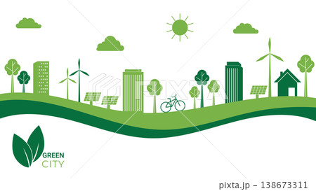 Green City environmentally friendly Green City environmentally friendly 138673311