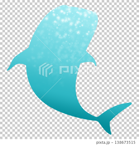 一個簡單的鯨鯊的插圖 138673515