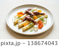 ほたるいかとホワイトアスパラガスのインサラータ 138674043