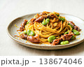 ほたるいかと空豆のパスタ 138674046