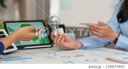 Light bulb as a symbol for sustainability innovation Light bulb as a symbol for sustainability innovation 138674492