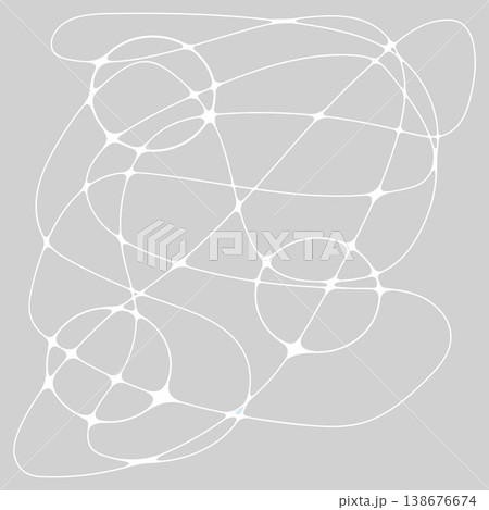 Abstract seamless pattern. White simple line and circles on a gray background. Vector infinite texture for wrapping paper, textiles, wallpaper, and fabrics Abstract seamless pattern. White simple line and circles on a gray background. Vector infinite texture for wrapping paper, textiles, wallpaper, and fabrics 138676674