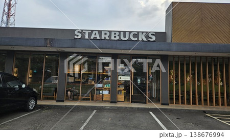 this is Starbucks store and logo 138676994