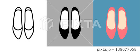 シンプルなヒールのアイコン 138677059