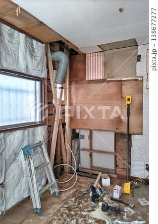 リフォーム工事の現場 リフォーム工事の現場 138677277